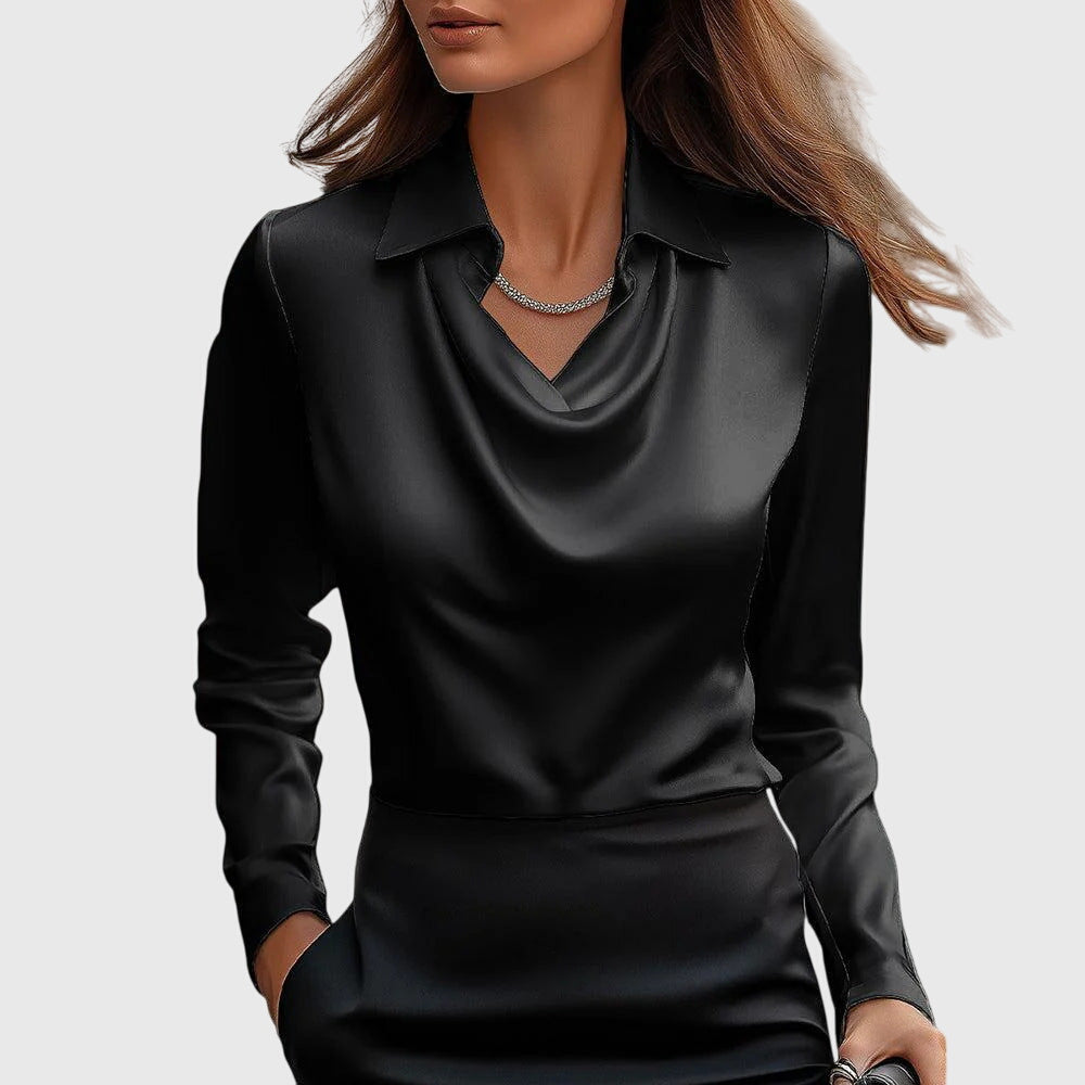 Brooklyn – Elegant Satin Blouse