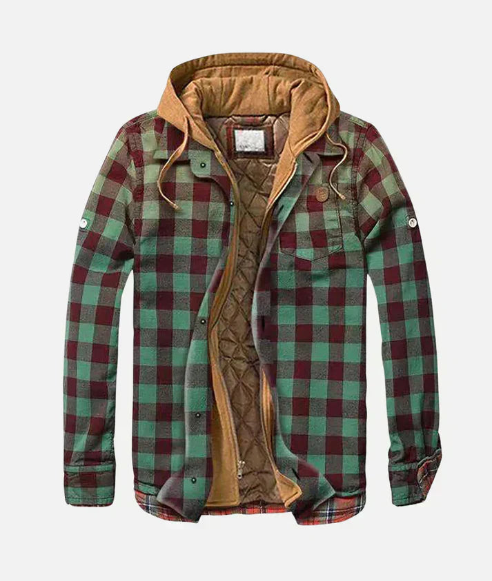 Zach | Patchwork Plaid Jacket