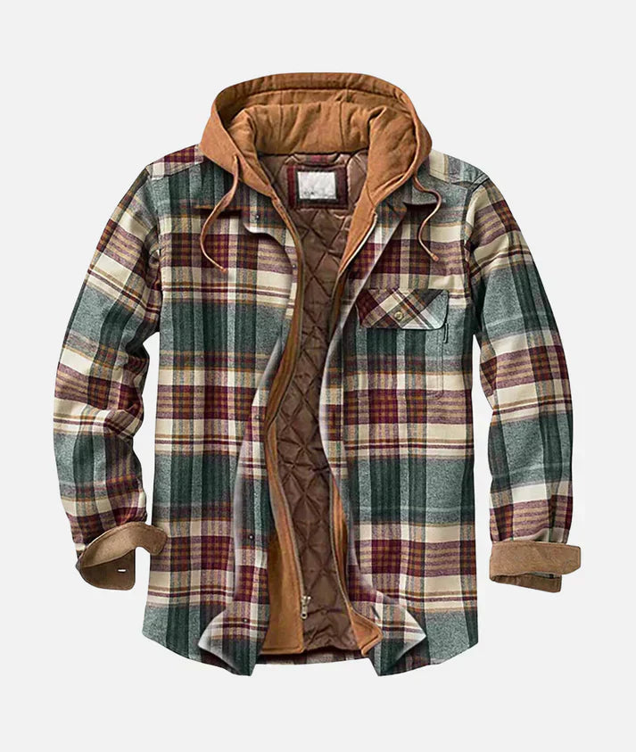 Zach | Patchwork Plaid Jacket