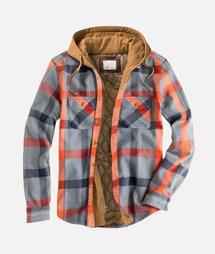 Zach | Patchwork Plaid Jacket