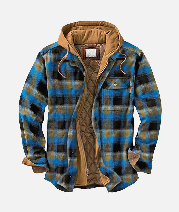 Zach | Patchwork Plaid Jacket