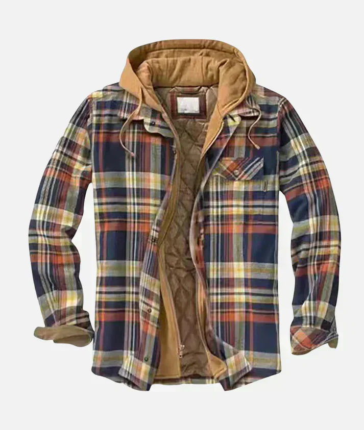 Zach | Patchwork Plaid Jacket